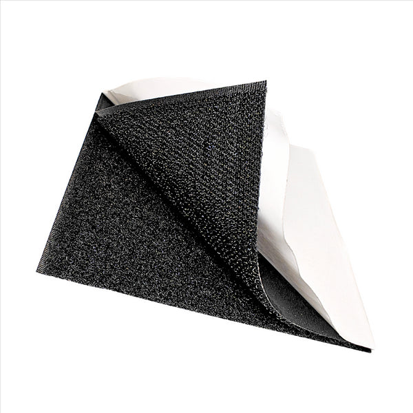 10cm Square Self-Adhesive Heavy Duty Hook and Loop Pads