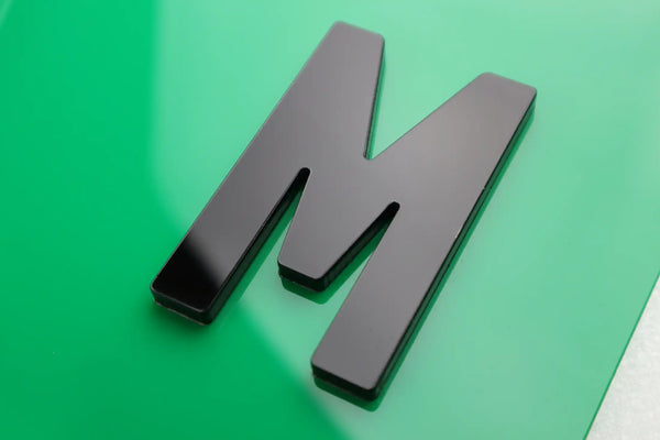 10x 5mm Gloss X-Thick Acrylic 3D 4D Number Plate Letters Digits Wholesale