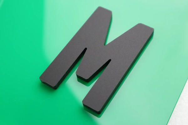 10x 5mm Matte X-Thick Acrylic 3D 4D Number Plate Letters Digits Wholesale
