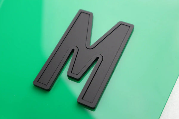 10x Shadow Matte Ghost Outline Premium Quality 4D Number Plate Letters Wholesale