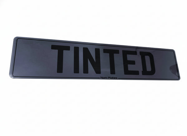 Dark Tinted Blank Wet & Pre-Rolled Number Plates Wholesale